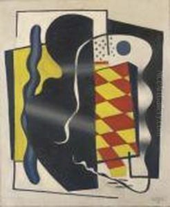 Composition Jaune Et Noir by Fernand Leger