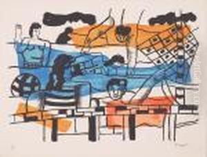 Le Piscine by Fernand Leger