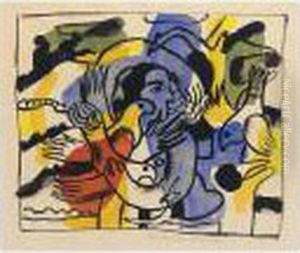 La Charmeuse D'oiseaux by Fernand Leger
