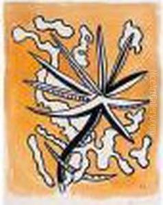 Fleur Et Nuages by Fernand Leger