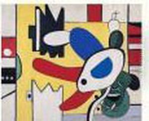 Le Papillon Rouge by Fernand Leger