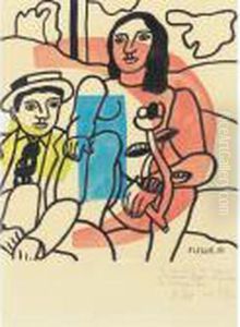 Les Amoureux by Fernand Leger