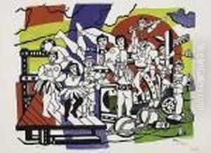 Circus Troupe>. by Fernand Leger