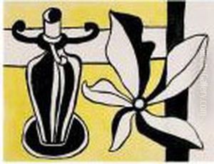 Le Chandelier A La Fleur by Fernand Leger