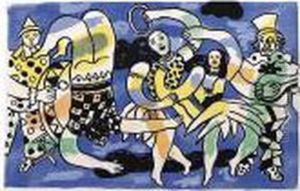 Cirque (saphire 44-106) by Fernand Leger