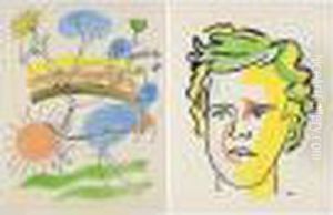 Arthur Rimbaud. Les Illuminations (saphire 24-38) by Fernand Leger