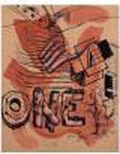 One (orange) by Fernand Leger