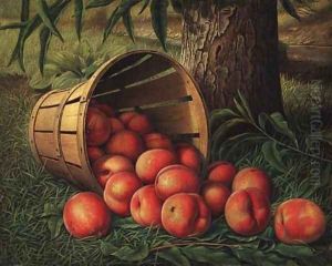 Basket of Peaches 2 by Levi Wells Prentice