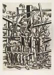 Les Constructeurs<</b> by Fernand Leger