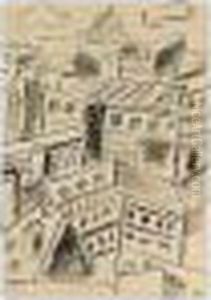 Les Toits De Paris. Etude Pour 'la Ville' by Fernand Leger