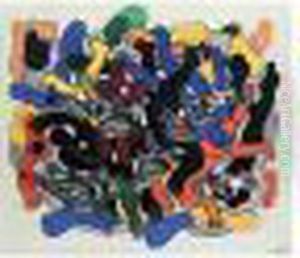 Les Plongeurs Aux Oiseaux by Fernand Leger