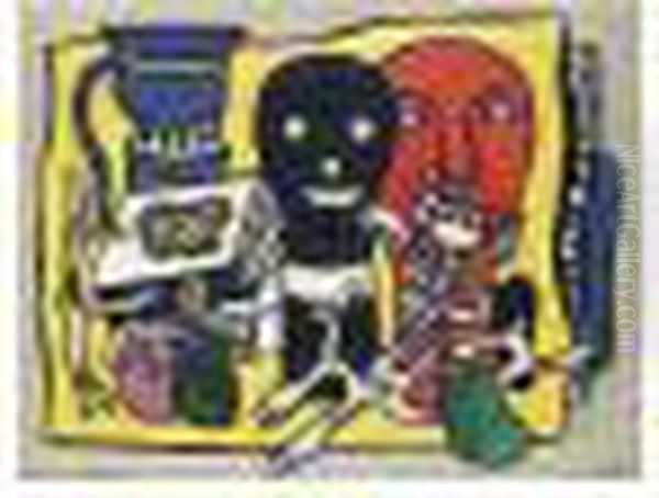 Composition Aux Deux Masques - view 1