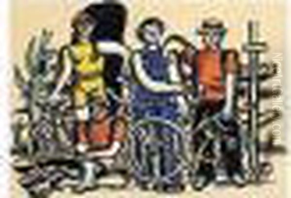 Les Cyclistes - view 1