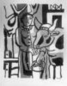Femme A La Vache