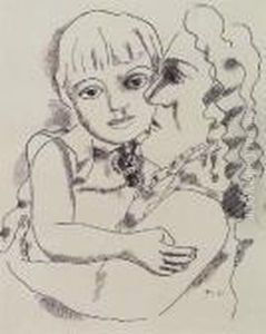 Mere Et Enfant by Fernand Leger