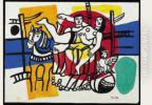 Etude Pour La Grande Parade by Fernand Leger