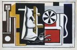 Nature Morte Au Masque De Platre by Fernand Leger