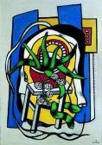 Nature Morte Aux Trois Papillons by Fernand Leger