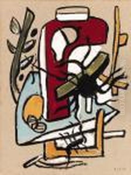 Araignees Sur Fond Rouge - view 1