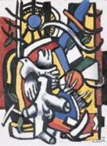 Composition La Colombe by Fernand Leger