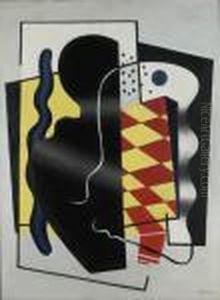 Composition Au Damier (composition Jaune Et Noir) by Fernand Leger