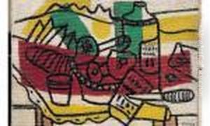 Nature Morte Polychrome, 1949. by Fernand Leger