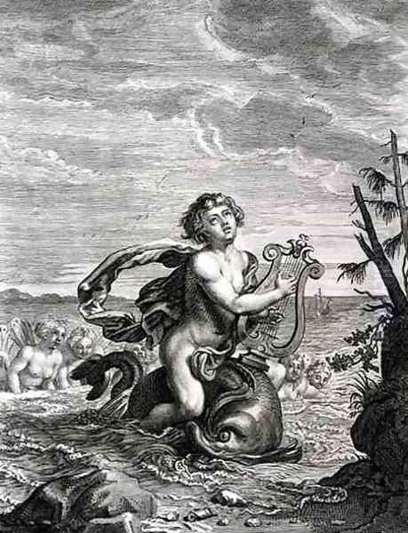 Arion Preserved by a Dolphin, 1731 - view 1