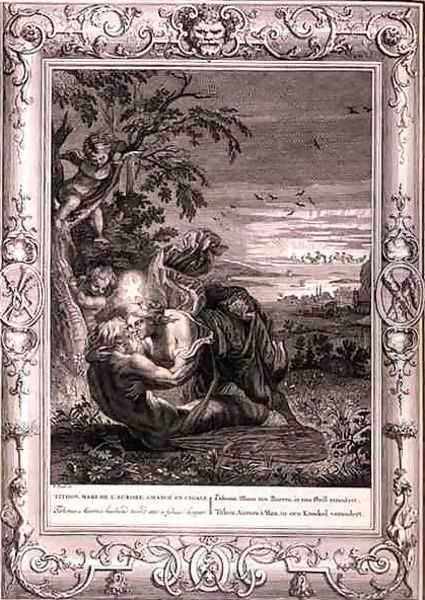 Tithonus, Auroras Husband, Turned into a Grasshopper, 1731 - view 1