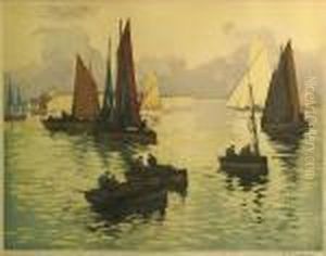 Untitled (retour De Peche) by Fernand Marie Eugene Legout-Gerard