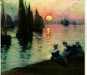 Bretagne, Coucher De Soleil