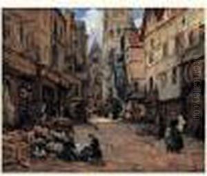 Legout-gerard - - Echoppes Et Rues Animees... by Fernand Marie Eugene Legout-Gerard