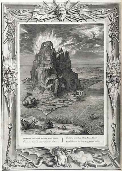 Enceladus Buried Underneath Mount Etna, 1731 - view 1