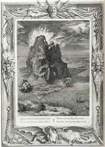 Enceladus Buried Underneath Mount Etna, 1731 by Bernard Picart