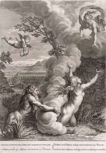 Arethusa Pursued by Alpheus and Turned into a Fountain, 1731 by Bernard Picart