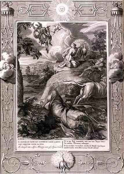 Io Changed into a Cow Mercury Cuts Off Argus Head, 1730 - view 1