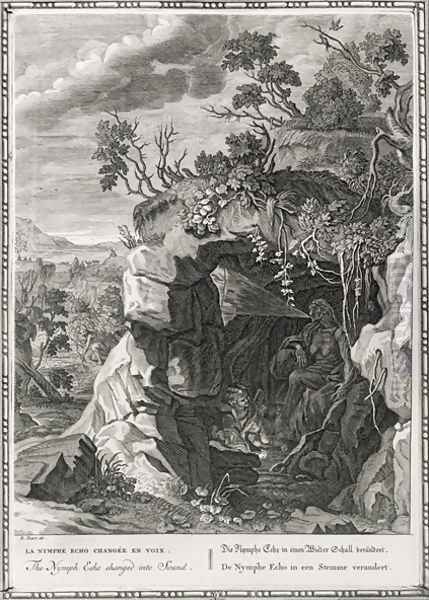 The Nymph Echo Changed into Sound, 1731 - view 1