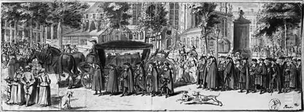 A French funeral - view 1