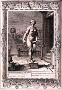 Pygmalion is Enamoured With a Statue he Has Made, And at his Prayer Venus Transforms it into a Woman, 1731 by Bernard Picart