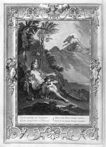Clytia Turned into a Turnesole, 1731 by Bernard Picart