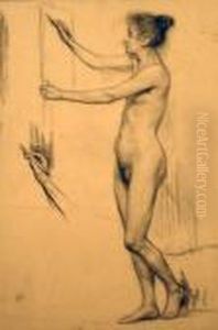 Lot De 10 Dessins by Raphael-Leon Leguilloux