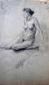 Lot De 12 Dessins by Raphael-Leon Leguilloux