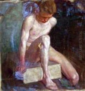 Academie D'homme by Raphael-Leon Leguilloux