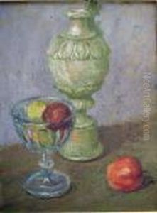 Drageoir, Fruits Et Cruche by Raphael-Leon Leguilloux