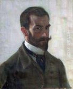 Portrait D'homme by Raphael-Leon Leguilloux