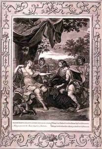Meleager Presents the Boars Head to Atalanta, 1731 by Bernard Picart