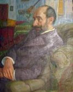 Portrait D'homme Dans Un Interieur