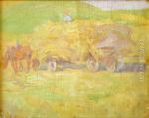 La Moisson by Raphael-Leon Leguilloux