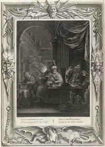 Lycaon Metamorphosed into a Wolf, 1731 by Bernard Picart