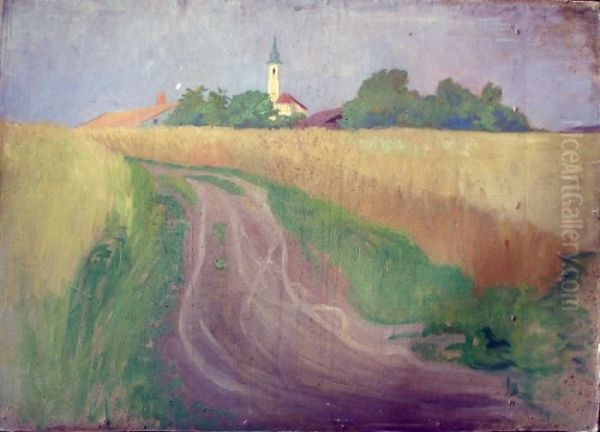 L'eglise Dans Les Bles - view 1
