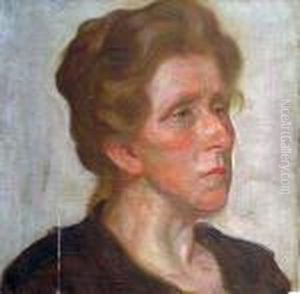 Portrait De Femme by Raphael-Leon Leguilloux
